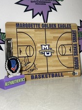 SHAKA SMART MARQUETTE GOLDEN EAGLES SIGNED BASKETBALL CLIPBOARD BECKETT BAS COA