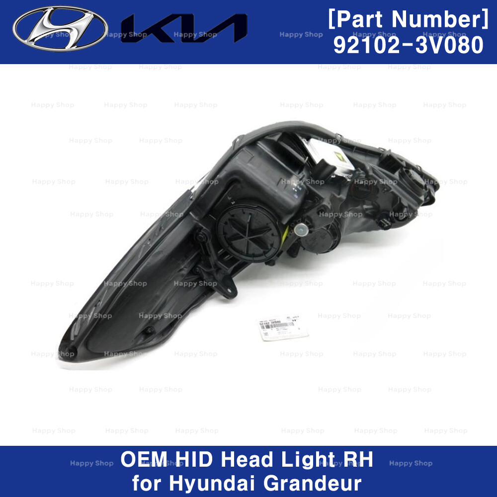 921023V080 Genuine OEM HID Head Lamp Right for Hyundai Grandeur HG