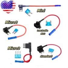 Fuse TAP ADAPTER Kit 12V 15A Car Add-a-circuit Mini Standard Micro2 Blade Fuse