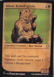 Wilson, Refined Grizzly (Showcase) 411 Commander Legends: Battle for Baldur's Gate Foil