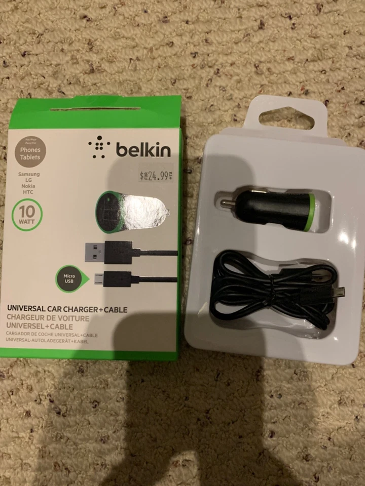 Belkin Universal Car Charger + Cable Micro USB - Image 3 of 3