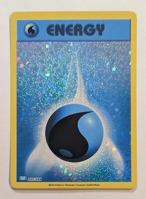 water energy pokemon card Pokemon Water Energy Holo 033/034 CLB English TCG Classic Near Mint