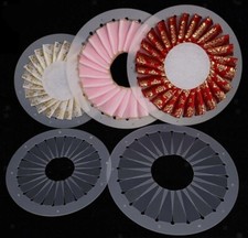 3x Easy Rosette Maker Crafts Hobby Arts Rose Maker Rosette Maker  Template