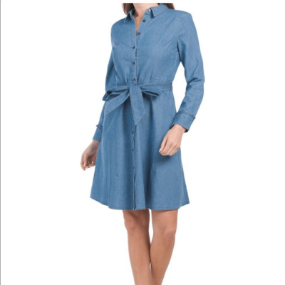 NWT Draper James Chambray Shirtdress