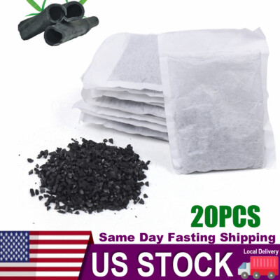 20 Packs Activated Carbon Charcoal Filters For Water Distiller Hygiene US