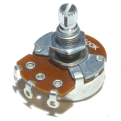 Guitar potentiometer pot choice A250k B250K A500B B500K 24mm dia tone volume - Picture 1 of 10