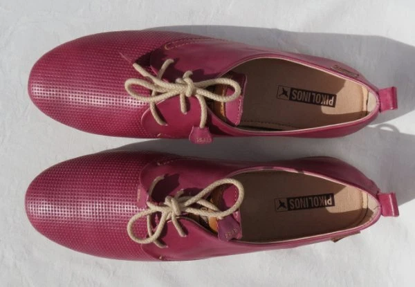 $160 PIKOLINOS US Women’s 10.5 11 42 Pink Leather CALABRIA Lace Up Oxford Shoes - Image 3 of 4