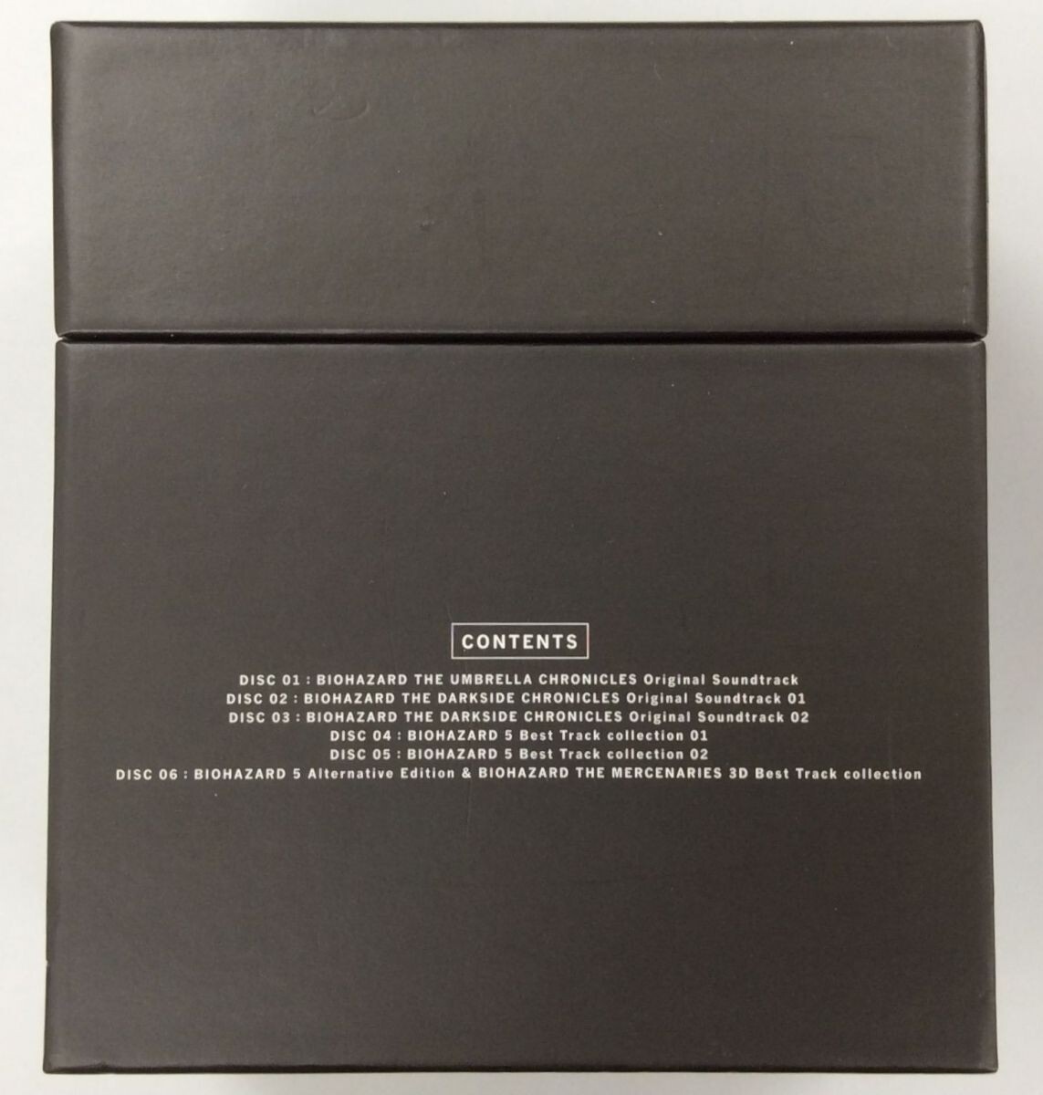 BIOHAZARD BIO HAZARD CHRONICLE II 2 BOX GAME SOUNDTRACK 6 CD