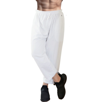 Herren Muslime Hose lose Kordelzug Buggyhose afghanische Hose unter Jubbah