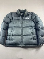 The North Face Retro 1996 Nuptse 700 Down Puffer Jacket Men L Black Y2K