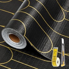 Shelf Liners for Kitchen Cabinets Drawer Liner 12in x 20FT Non Adhesive Black