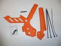 Rahmenprotektor Rahmenschutz Frame Guard Passt An Ktm Exc 125 250 12-16 Sxf Or