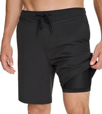 Kirkland Signature Men's Swim Shorts, Color Black, Size XL
