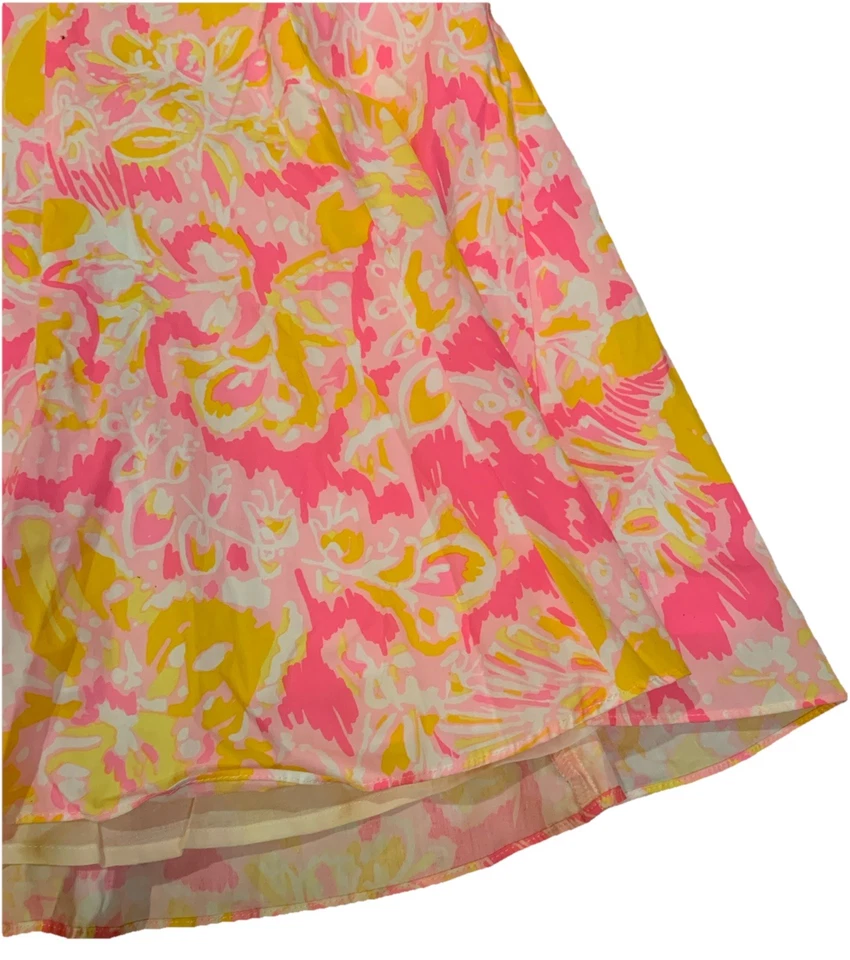 Falda acampanada Lilly Pulitzer Levy - talla 6 - Kir Royal Pink Oh la la print Nueva con etiquetas Foto 2 de 4