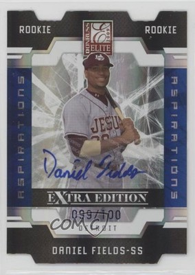 2009 Donruss Elite Extra Edition Aspirations Signatures Daniel Fields Auto 3k7