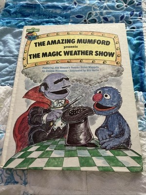 VTG 1981 The Amazing Mumford Magic Weather Show Sesame Street Book Bill Davis