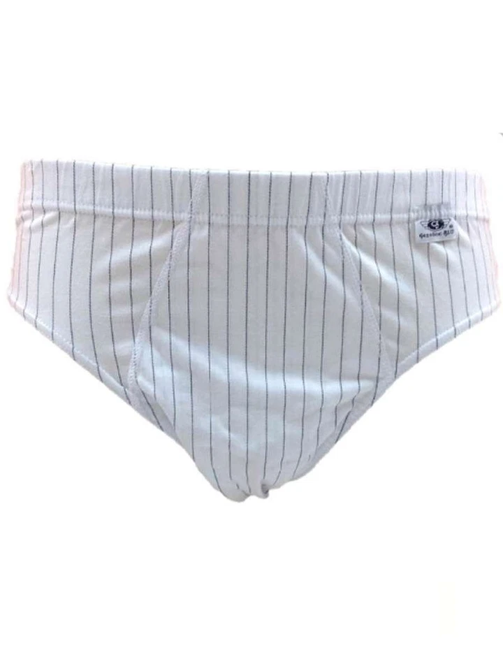 EMY Slip uomo TAGLIE FORTI midi in puro cotone Gasoline Blu 119/C