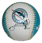 Josh Beckett Autographed 2003 Marlins World Champions Baseball PSA/DNA