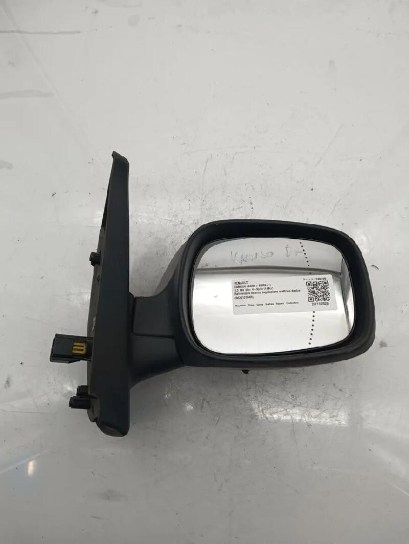 963013764R RETROVISORE ESTERNO REGOLAZIONE ELETTRICO DESTRO RENAULT KANGOO 1.2