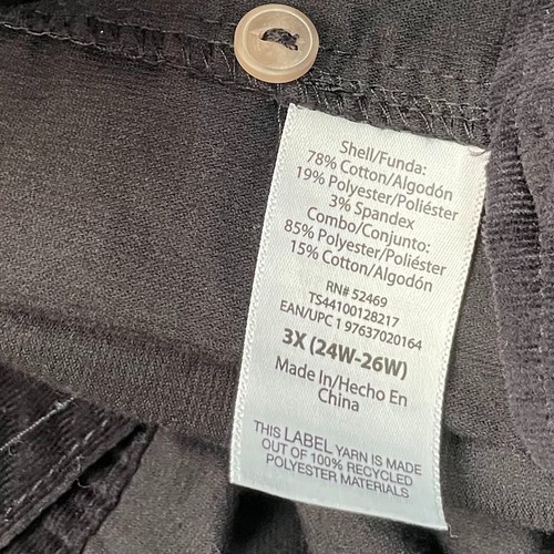 Vestido negro de pana con botones en capas talla grande 3X campesino gótico oscuro romántico - Imagen 9 de 13