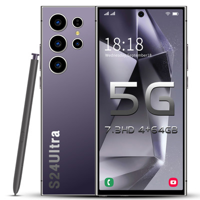 New S24 Ultra 5G Smartphone 7.3'' Factory Unlocked Android Cellphones Dual SIM