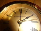 Howard Miller Quartz Desk Clock  with Alarm 5 1/4" High x 4 1/4" Wide — photo 3