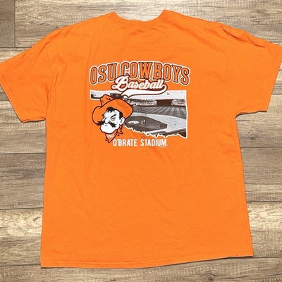 Oklahoma State University Cowboys OSU Orange New World Graphics T Shirt Mens XL