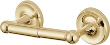 BA318PB Classic Toilet Paper Holder, Polished Brass,9-1/4" Length