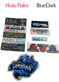 Sega Dreamcast Reproduction Replacement Labels / Label Set - VA0 NTSC - CUSTOM!