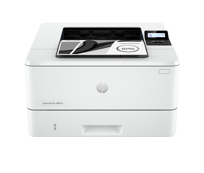 HP LaserJet Pro 4001n Laser Printer, Black And White Mobile Print Up to 80,000