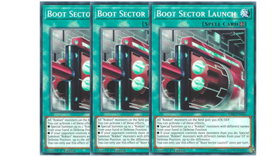 Yugioh Boot Sector Launch Playset - M/NM 1st Ed.