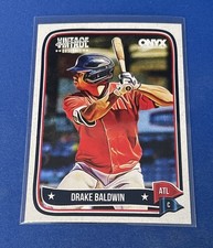 2024 Onyx Vintage #OVDRBA Drake Baldwin Atlanta Braves