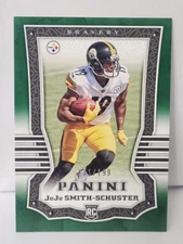 2017 Panini Green Bravery /199 JuJu Smith-Schuster RC #158 Pittsburgh Steelers