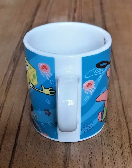 Spongebob Patrick Quallenjagd Kleine Tasse Schwammkopf Becher p:os 2006 Viacom - Bild 4 von 4