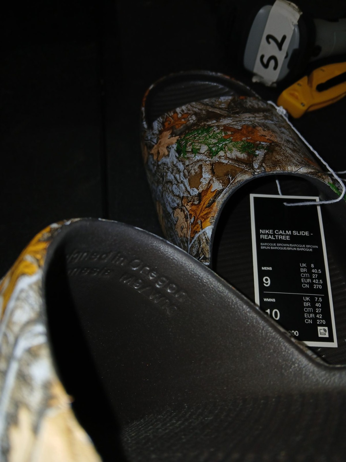 Nike Unisex Calm RealTree Slides Size Men 9/Wmn 10 image 7
