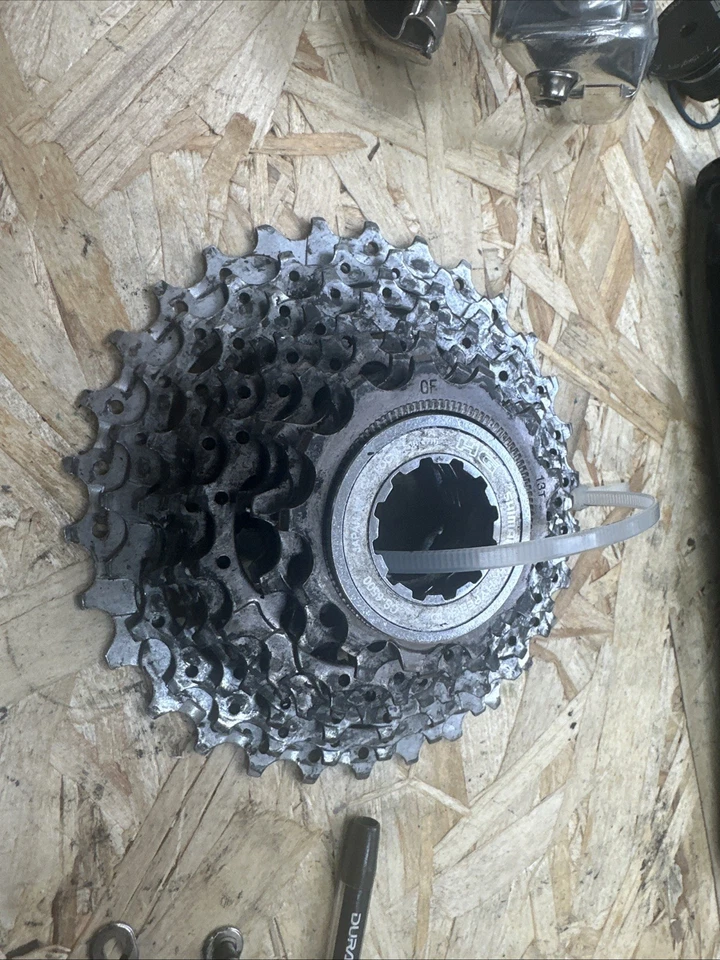 Shimano Dura-Ace 7700 9 Spd Groupset w/FSA Gossamer 172.5 Compact Crankset 50/34 - Image 3 of 4