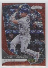 2020 Prizm Tier II Quick Pitch Red Donut Circle 8/99 Michael Conforto #178 00gy