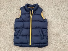 OLD NAVY Frost Free Boys Navy Full Zip Puffer Vest Pockets Size 5T/5A