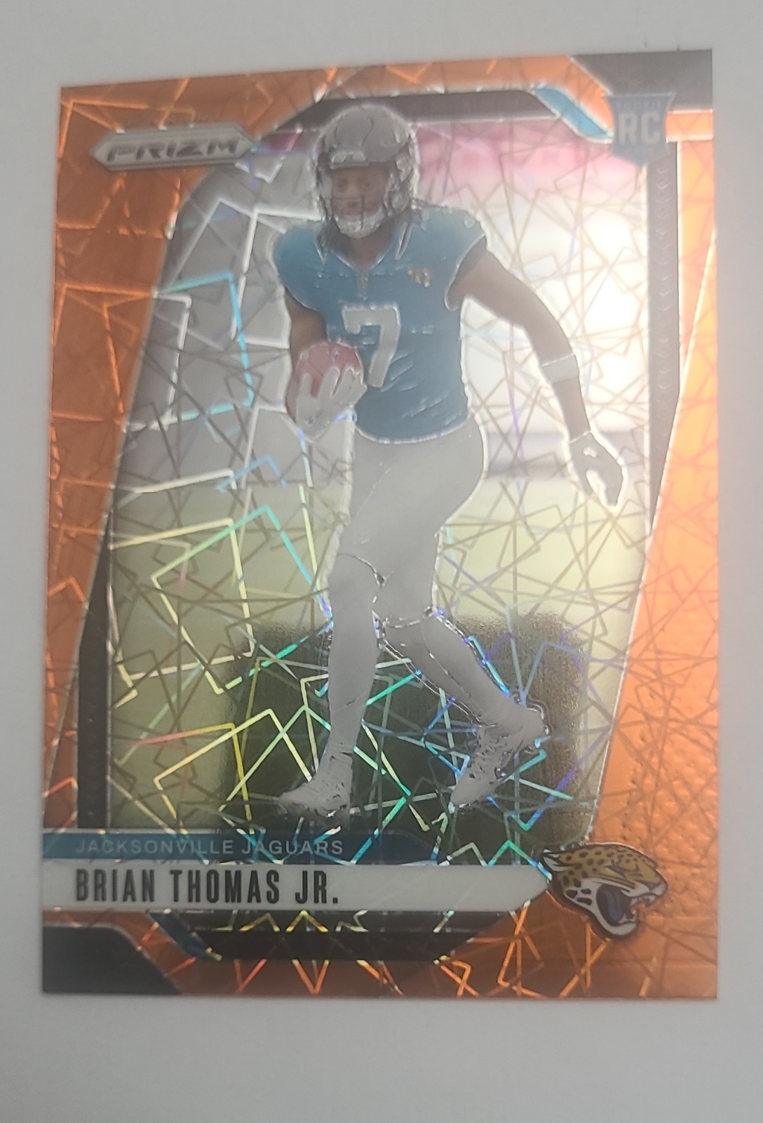 2024 Panini Prizm - Rookies Brian Thomas Jr. #314 Lazer Prizm (RC)