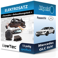 für Mercedes GLC SUV 06.2019-06.2022 Towtec E-Satz 13Polig Fahrzeugspezifisch