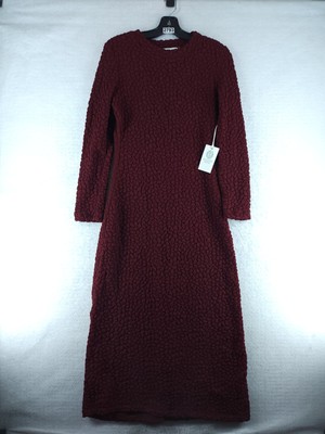 Hyacinth House Women's Textured Madison Maxi Dress - Maroon Nwt Size XS |  eBay