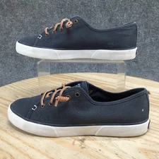 Sperry Top Sider Shoes Womens 9M Pier View Sneakers Blue Lace Up Casual STS95129
