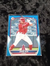 2023 Bowman Paper Prospect Auto Blue #/150 Jorge Ruiz 1st Bowman BP-123