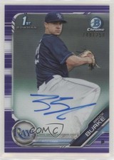 2019 Bowman Chrome Prospect Purple Refractor /250 Brock Burke #CPA-BBU Auto 06z2