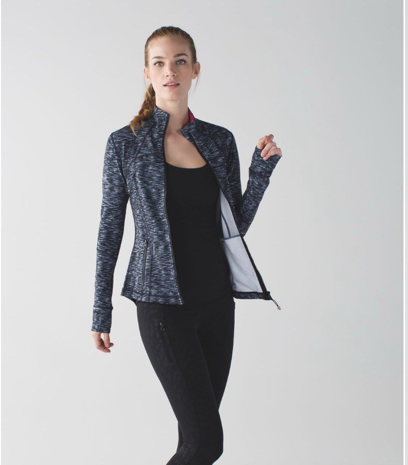 Lululemon Define Jacket Dramatic Static Black & W… - image 3