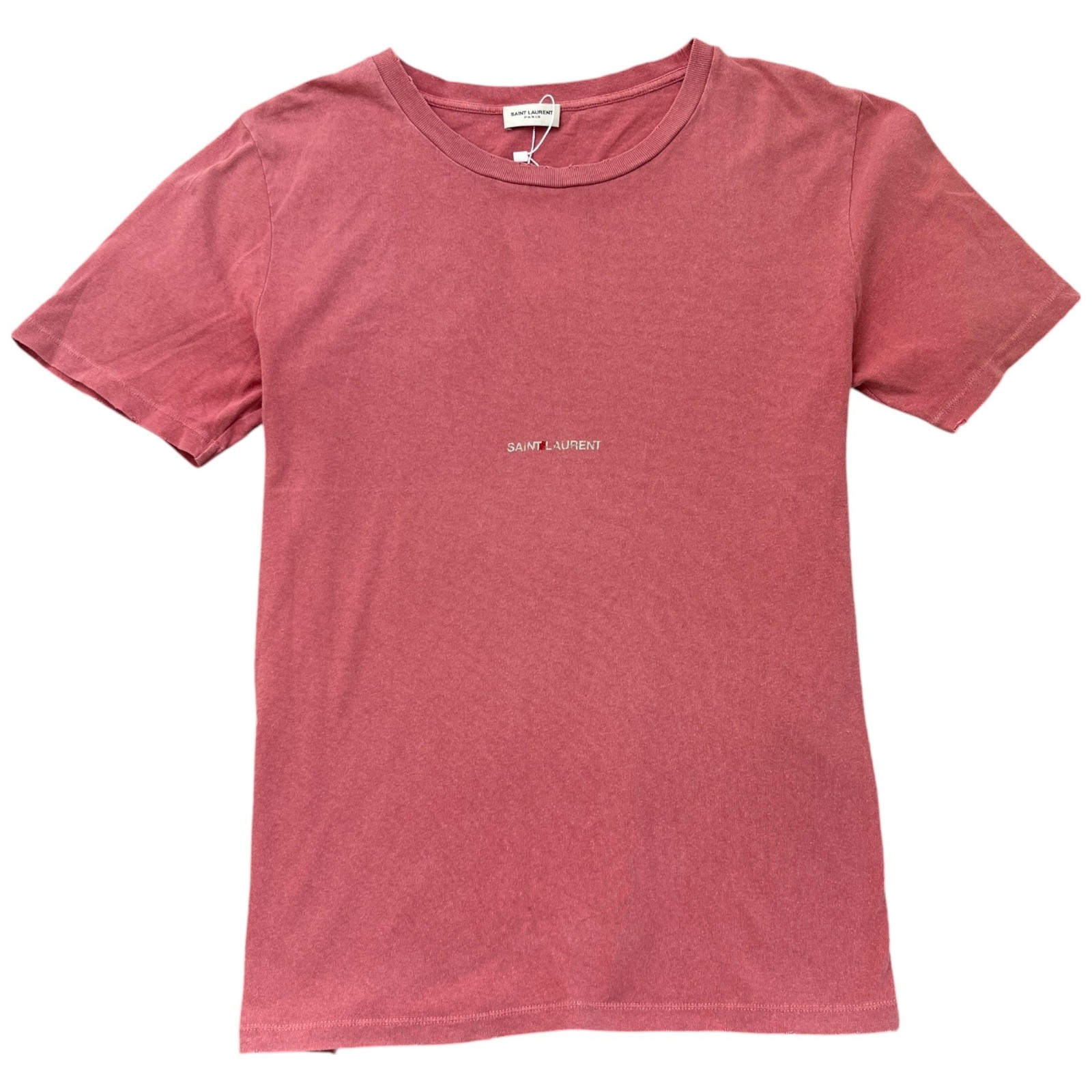Saint Laurent T Shirt Uomo Rive Gauche Rosa S