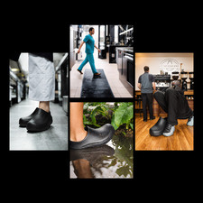 Non Slip Work Shoes Chef Clogs Waterproof Slip Resistant Kitchen Nursing