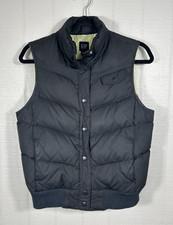 Vintage Gap Down Filled Puffer Vest Black Womens S Gorpcore Y2K 2004