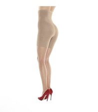 NWT Love Your Assets By Sara Blakely Nude Hi-Waist Mid-Thigh Shaper, Size 4 XL 