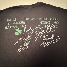 Post Malone Twelve Carat Tour T Shirt Size Large Boston Celtics 2022 Night 2